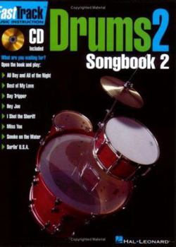 Paperback Fasttrack Drums Songbook 2 - Level 2 Book