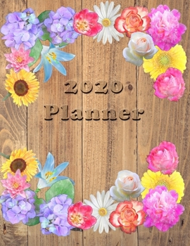 Paperback 2020 Planner: Daily Weekly and Monthly Planner - January 2020 to December 2020 - Organizer & Diary - To do list - Notes - Month's Fo Book