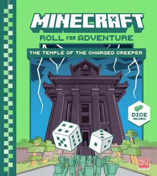 Hardcover Minecraft: Roll for Adventure: The Temple of the Charged Creeper Book