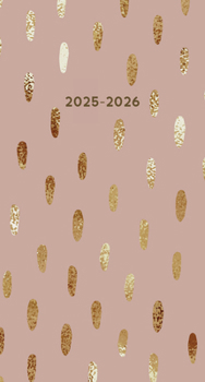 Calendar Good as Gold 2-Year 2025-26 3.5 X 6.5 Monthly Pocket Planner Book