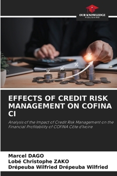 Paperback Effects of Credit Risk Management on Cofina CI Book
