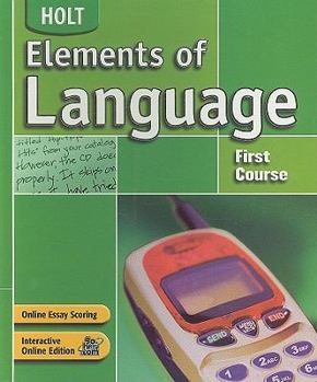 Hardcover Elements of Language: Student Edition Grade 7 2004 Book