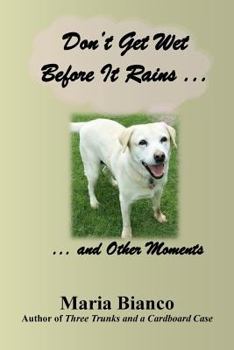 Paperback Don't Get Wet Before It Rains ...: ... And Other Moments Book