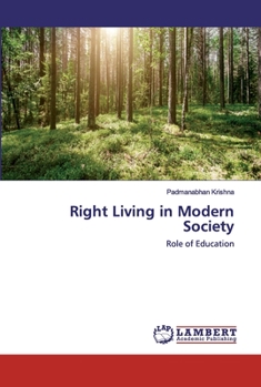 Paperback Right Living in Modern Society Book