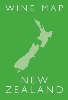Map Wine Map of New Zealand Bookshelf Edition Book