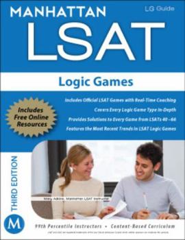 Paperback Manhattan LSAT Logic Games Strategy Guide, 3rd Edition Book