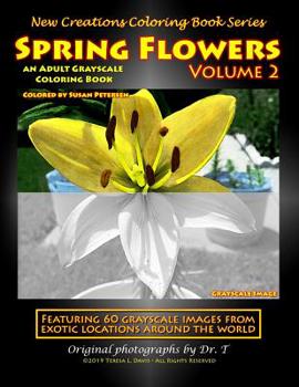 Paperback New Creations Coloring Book Series: Spring Flowers Volume 2 Book