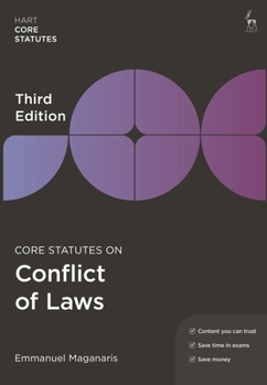 Paperback Core Statutes on Conflict of Laws Book