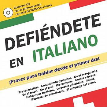 Paperback Defiendete en Italiano [With CD (Audio)] [Spanish] Book