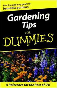 Paperback Gardening Tips for Dummies Book