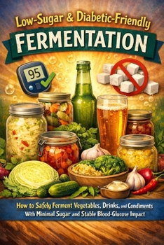 Paperback Low-Sugar & Diabetic-Friendly Fermentation: How to Safely Ferment Vegetables, Drinks, and Condiments With Minimal Sugar and Stable Blood-Glucose Impac Book