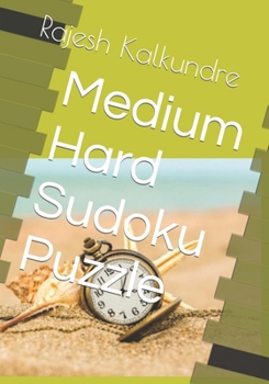 Paperback Medium Hard Sudoku Puzzle Book