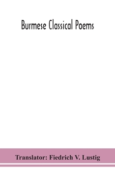 Paperback Burmese Classical Poems Book