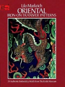 Paperback Oriental Iron-On Transfer Patterns Book