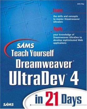 Paperback Sams Teach Yourself Dreamweaver Ultradev 4 in 21 Days Book