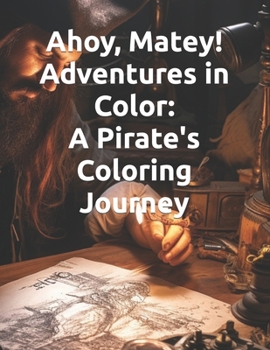 Paperback Ahoy, Matey! Adventures in Color: A Pirate's Coloring Journey Book