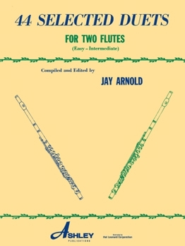 Paperback 44 Selected Duets for Two Flutes - Book 1: Easy/Intermediate Book