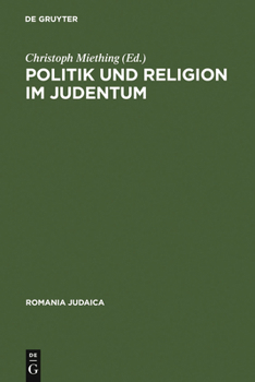 Hardcover Politik und Religion im Judentum [German] Book