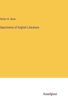 Hardcover Specimens of English Literature Book