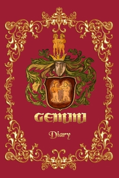 Paperback Gemini Diary - A Diary For Gemini Zodiac Sign - 6x9, 120 pages Book