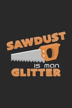 Sawdust is man glitter: 6x9 Fancy Design - dotgrid - dot grid paper - notebook - notes