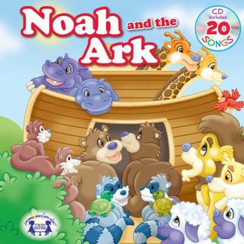 Hardcover Noah and the Ark Padded Board Book & CD Book