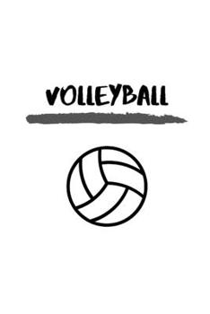 Paperback Volleyball: Sports / Athletic Notebook 6" x 9" Book