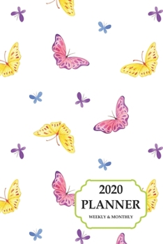 2020 Planner Weekly And Monthly: 2020 Planner Butterfly Design