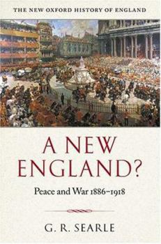 Hardcover A New England?: Peace and War 1886-1918 Book