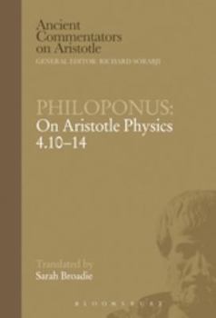 Hardcover Philoponus: On Aristotle Physics 4.10-14 Book