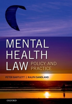 Paperback Mental Health Law: Policy and Practice Book