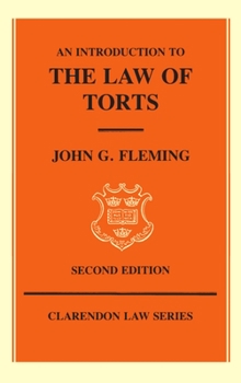 Paperback An Introduction to the Law of Torts Book