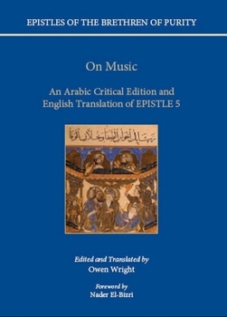 Hardcover On Music: An Arabic Critical Edition and English Translation of Epistle 5 Book