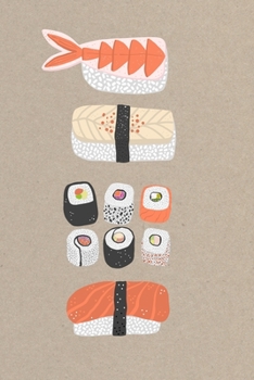 Notes: A Blank Isometric Graph Paper Notebook with Stack of Sushi Cover Art