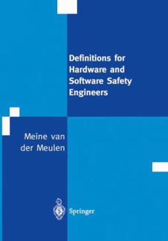 Paperback Definitions for Hardware and Software Safety Engineers Book