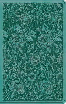 Imitation Leather ESV Premium Gift Bible (Trutone, Teal, Floral Design) Book