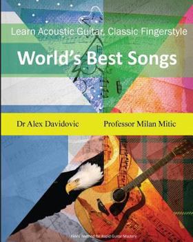 Paperback Learn Acoustic Guitar, Classic Fingerstyle: World's Best Songs Book