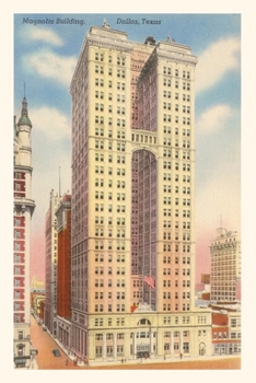 Paperback Vintage Journal Magnolia Building, Dallas, Texas Book