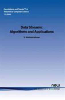 Paperback Data Streams: Algorithms and Applications Book