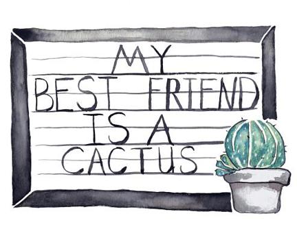 Hardcover My Best Friend is a Cactus Book