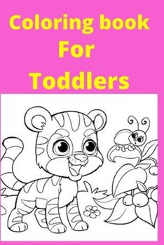 Paperback Coloring book For Toddlers [Large Print] Book