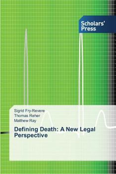 Paperback Defining Death: A New Legal Perspective Book