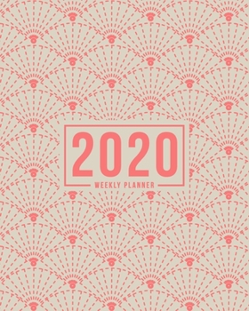 2020 Weekly Planner: Jan 1, 2020 to Dec 31, 2020: Monthly & Weekly View Planner & Organizer: Ivory Geometric Pattern: 978-1-7008-0338-2
