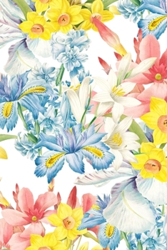 Glucose Logbook: A portable blood glucose log book: Sunday to Saturday: Discreet floral cover