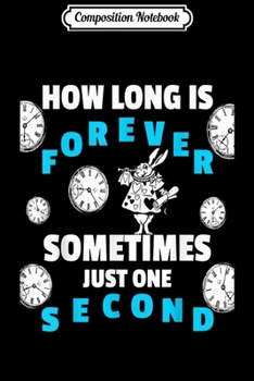 Composition Notebook: Cute Alice in Wonderland White Rabbit Men Women Gift  Journal/Notebook Blank Lined Ruled 6x9 100 Pages