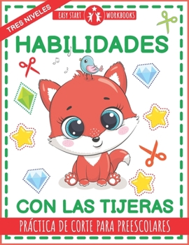 Paperback Habilidades con las tijeras. Práctica de corte para preescolares.: Libro de actividades para niños [Spanish] Book