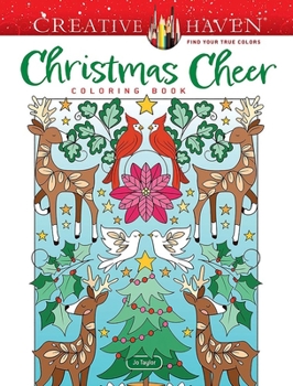 Paperback Creative Haven Christmas Cheer Coloring Book