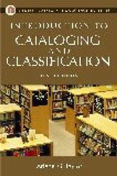 Paperback Introduction to Cataloging and Classification Book