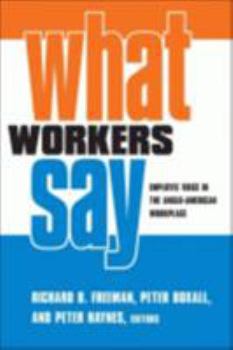 Paperback What Workers Say: Employee Voice in the Anglo-American Workplace Book