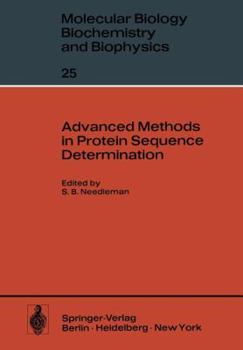 Paperback Advanced Methods in Protein Sequence Determination Book